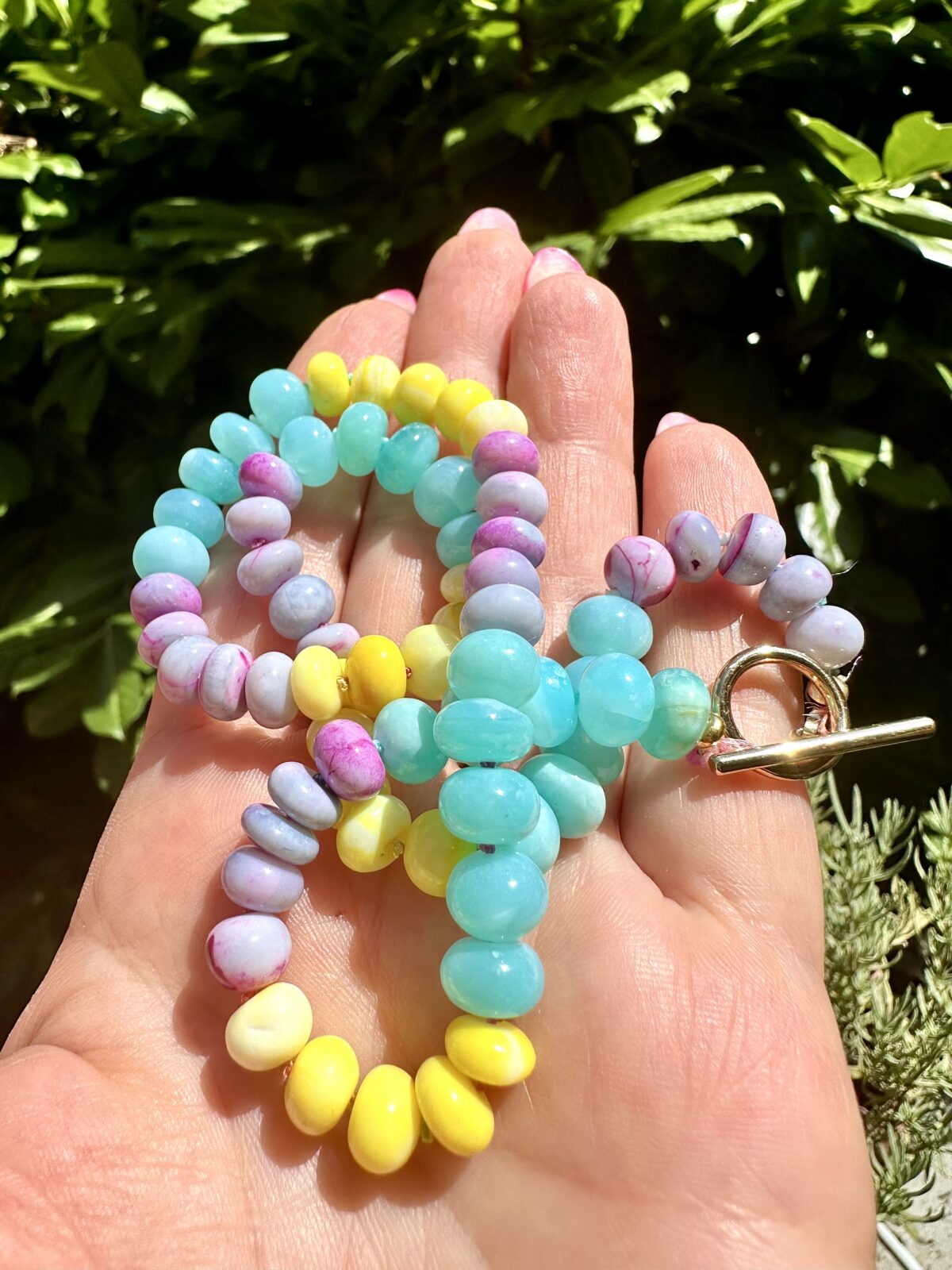 "Sunset At The Beach" Opal Necklace - Image 2