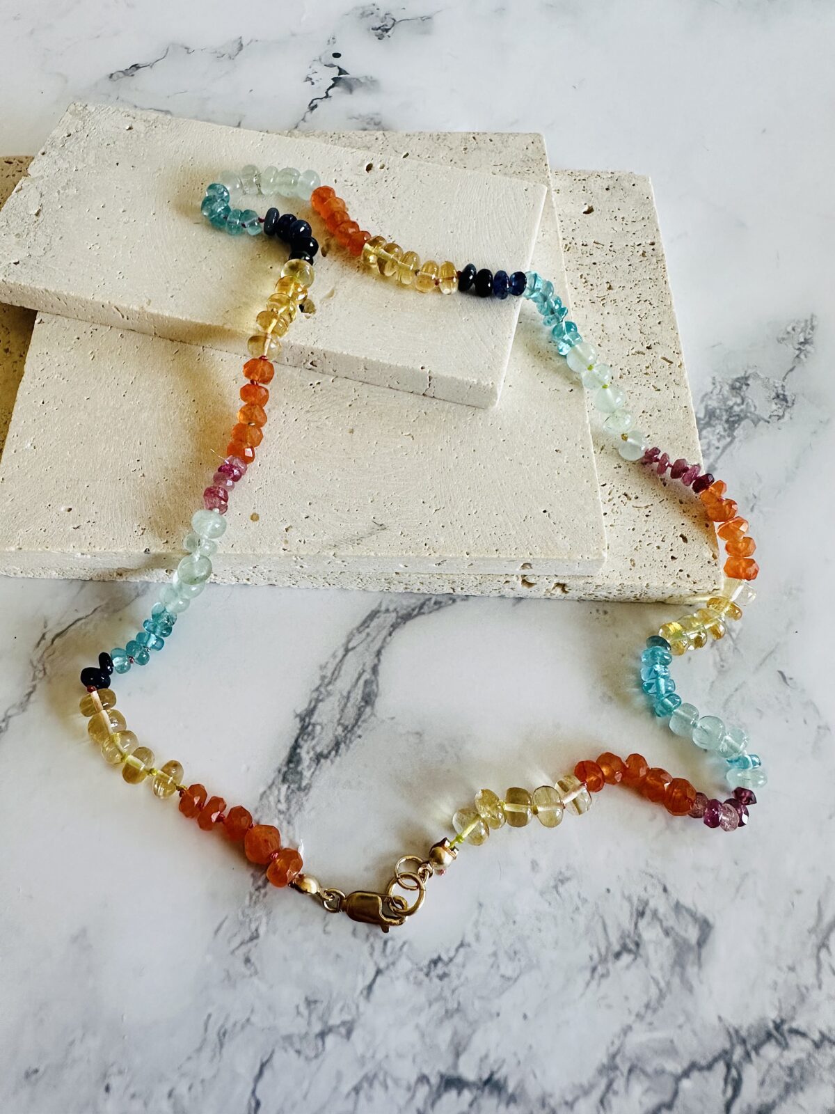 "Malibu Unicorn" Gemstone Necklace
