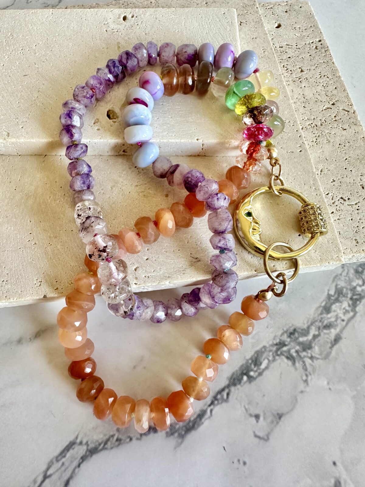 "Celestial Peace" Gemstone Necklace - Image 2