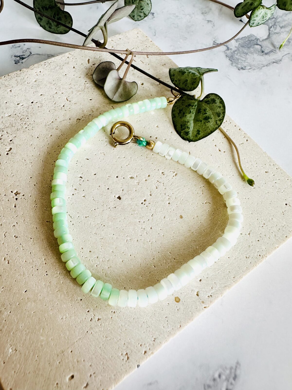 Pastel Colored Mother Of Pearl Bracelet