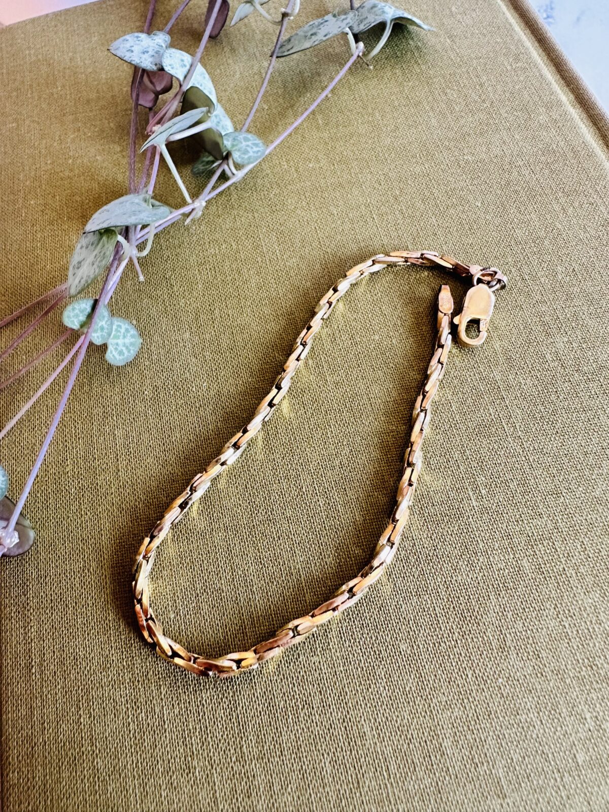 Vintage Twisted Bracelet 12k GF