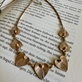 Vintage Heart Necklace 12k GF