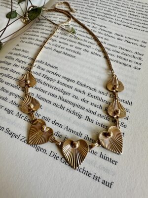 Vintage Heart Necklace 12k GF