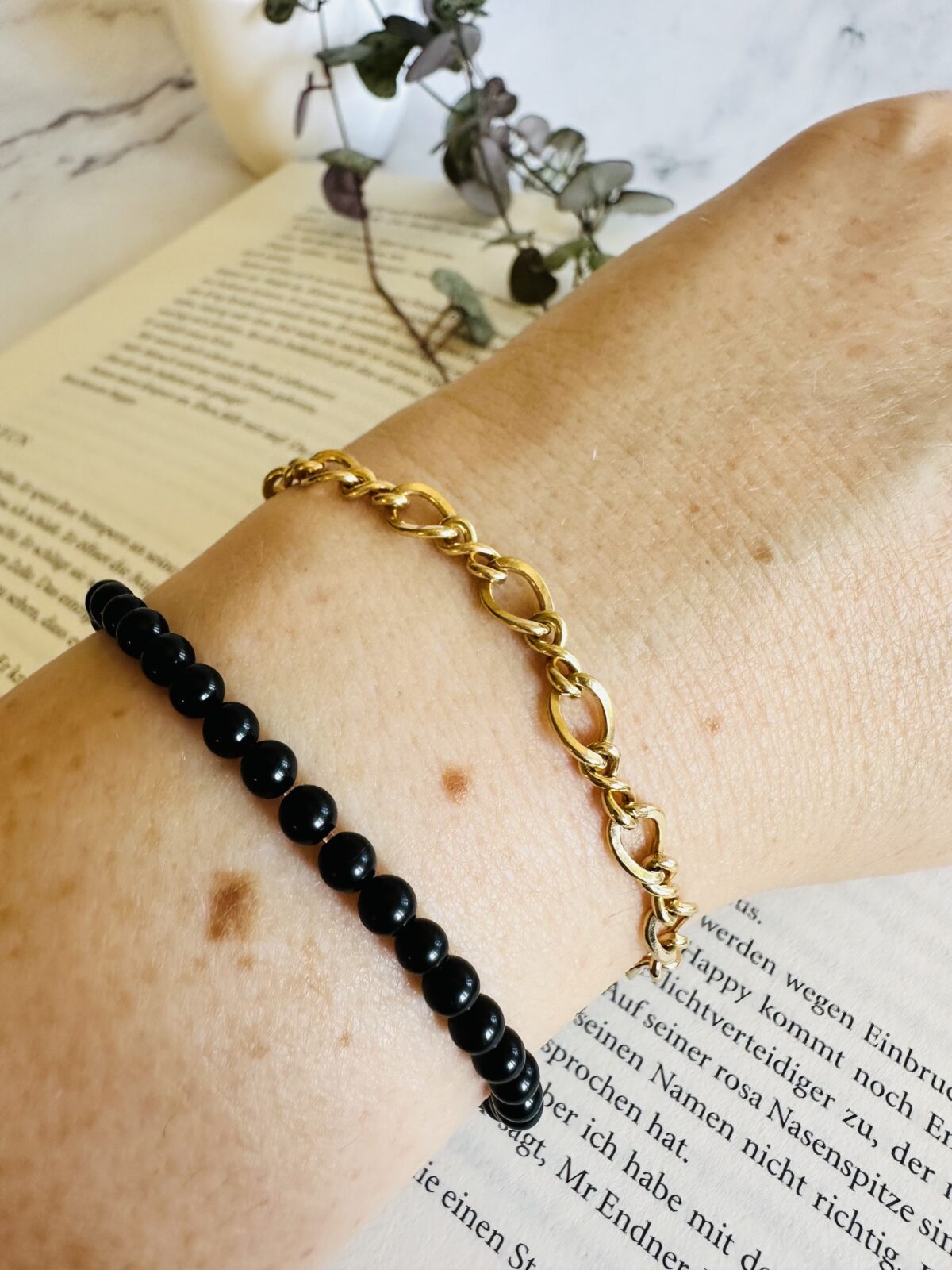 Vintage Cute Chain Bracelet 12k GF - Image 2