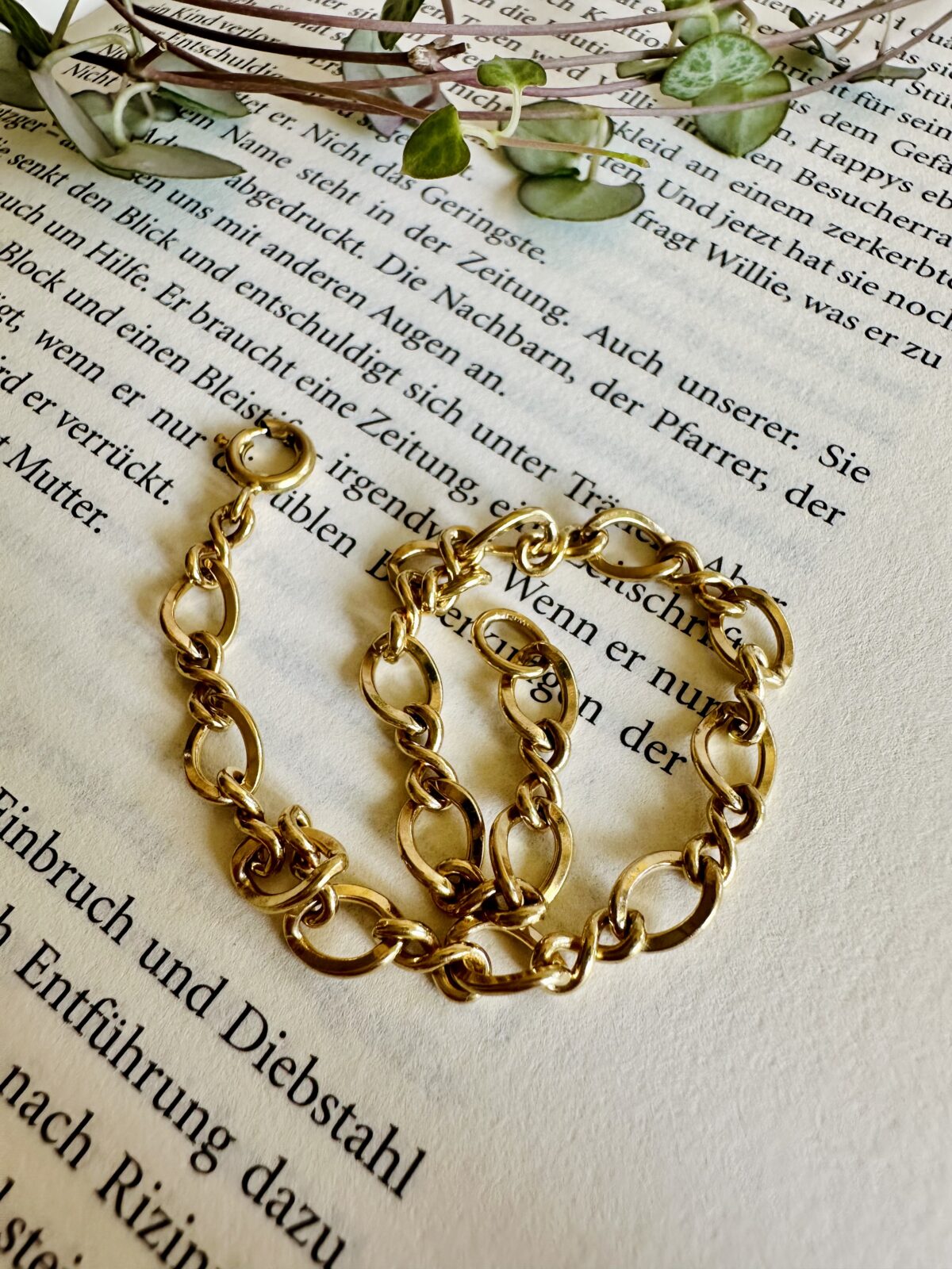Vintage Cute Chain Bracelet 12k GF