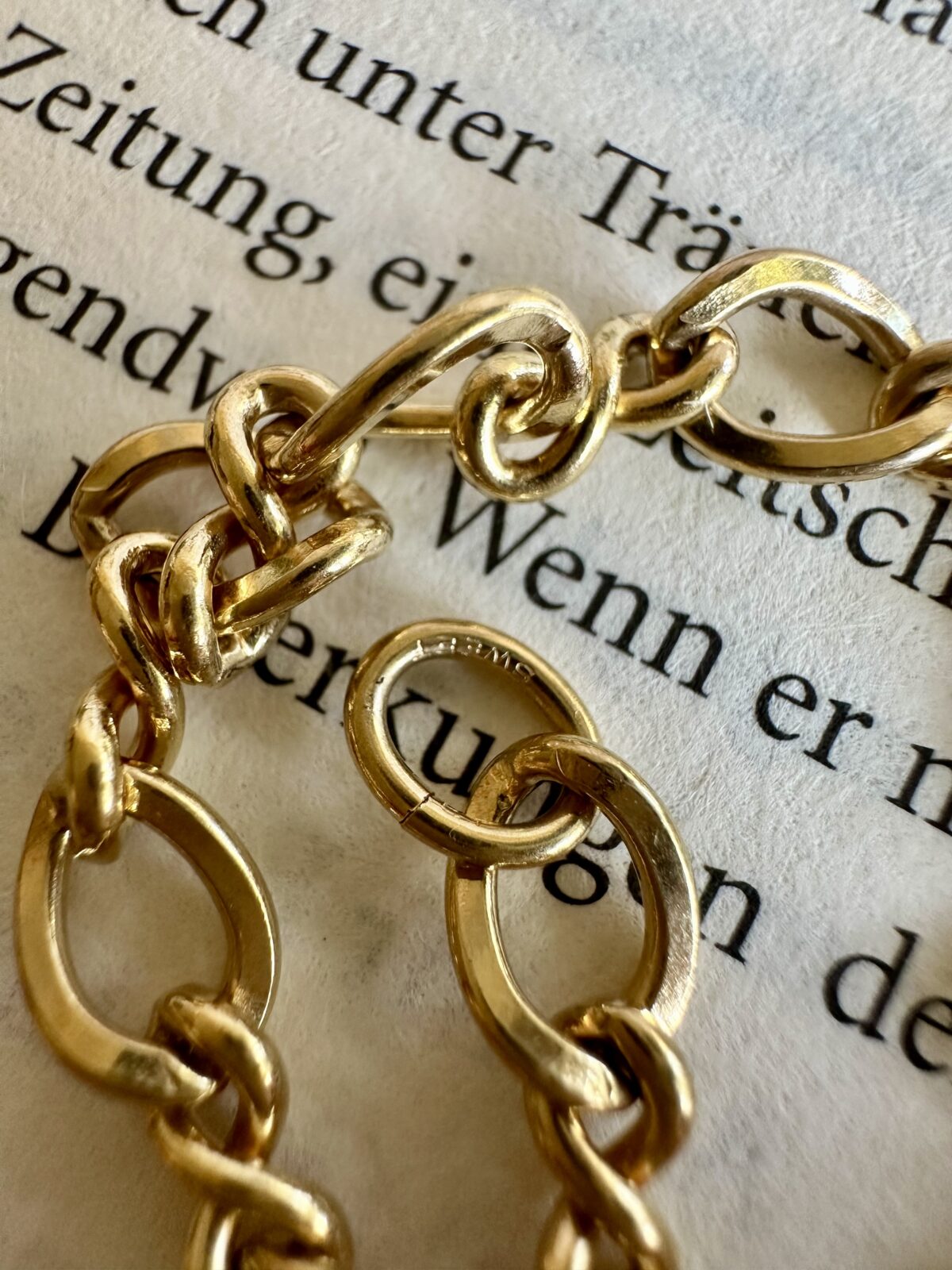 Vintage Cute Chain Bracelet 12k GF - Image 3