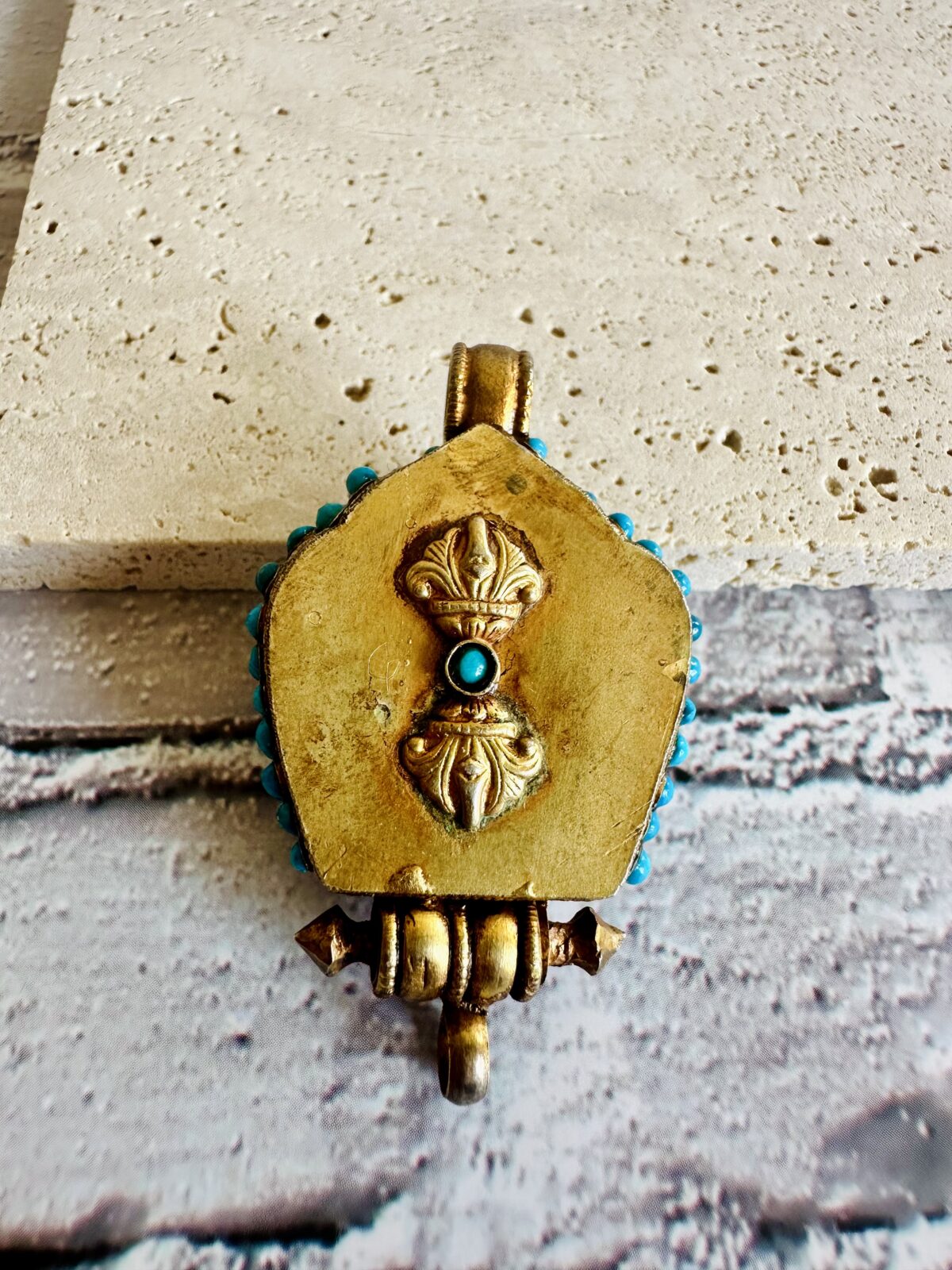 Vintage Tibetan Buddha Ghau Box handmade - Image 4