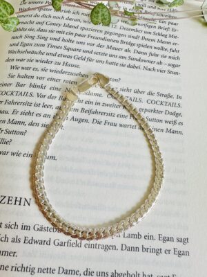 Vintage Italian 925 Silver Braided Silver Bracelet