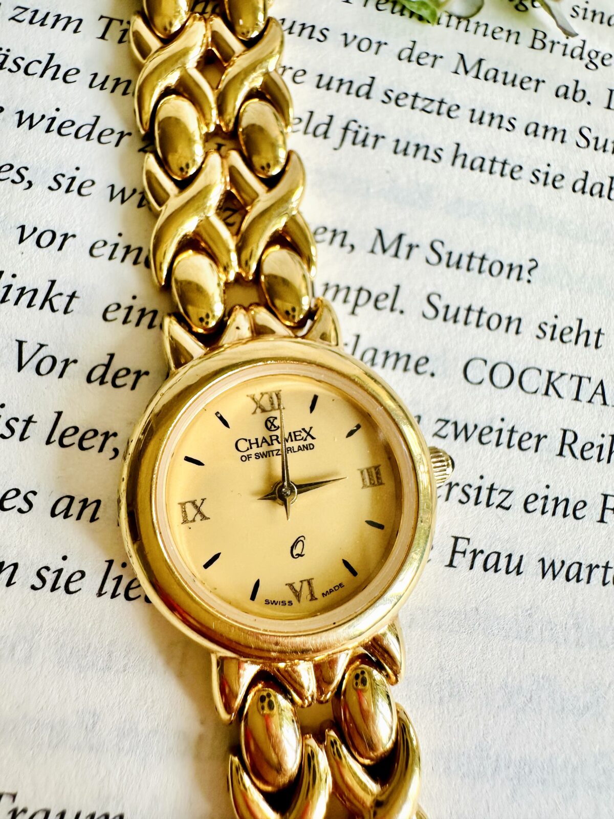 Vintage Gold Plated "Charmex" Quartz Watch - Image 3